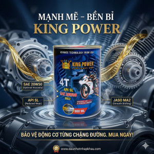 Dầu nhớt King Power 20w50 0.8l chính hãng